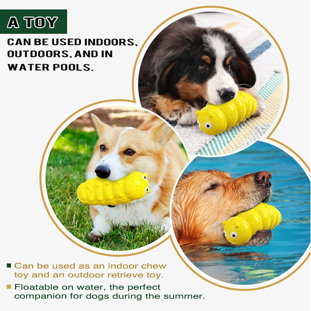 Indestructible Squeaky Toy for Powerful Chewers Medium Dogs