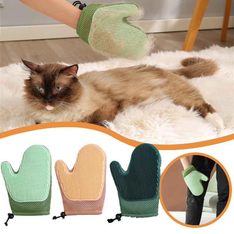 Magical Pet Grooming Glove for Effortless Fur Removal