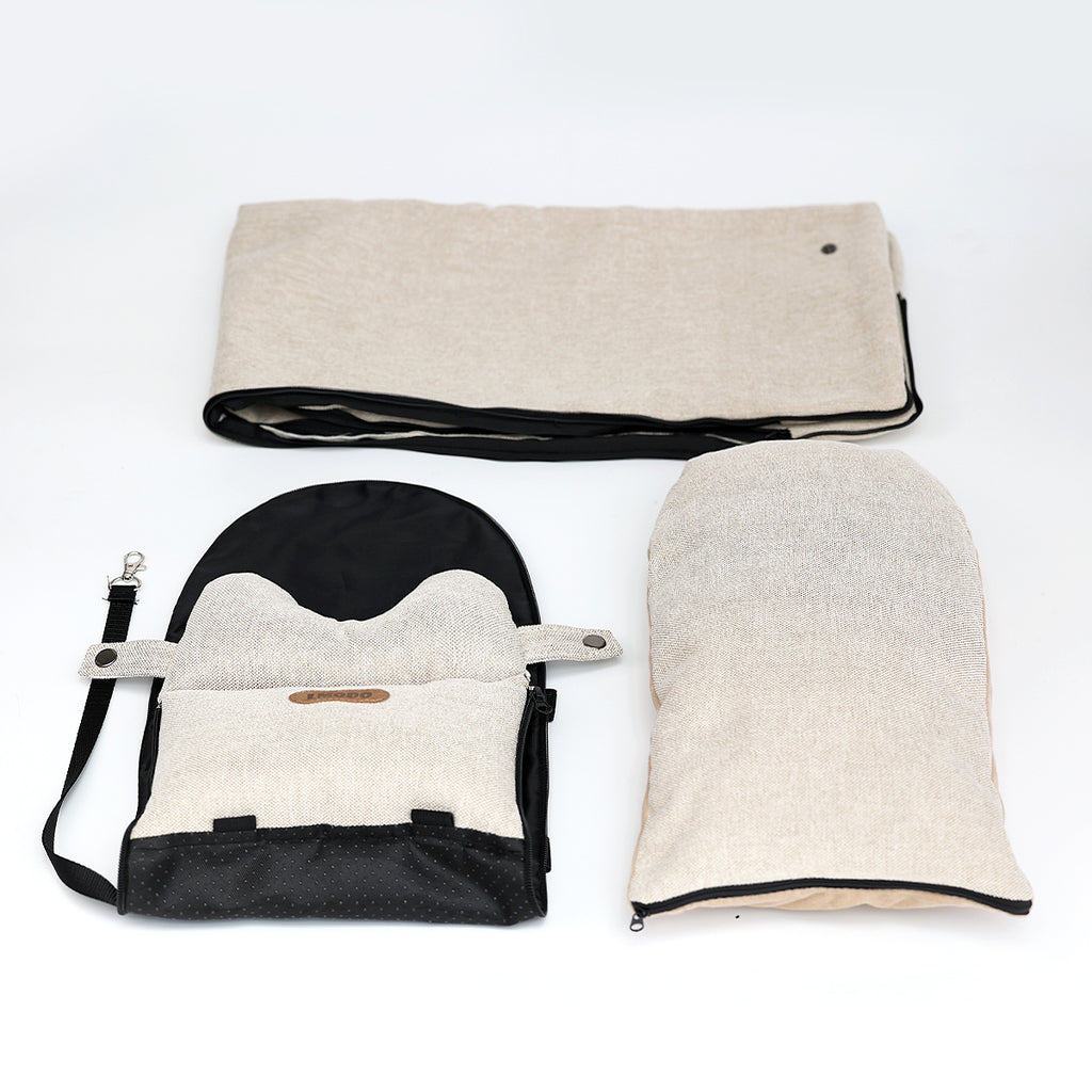 Safe and Comfy Travel Seat Bed for Dogs and Cats