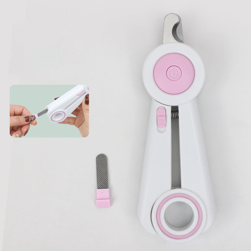 Safe Nail Clipper with LED Light for Dogs and Cats