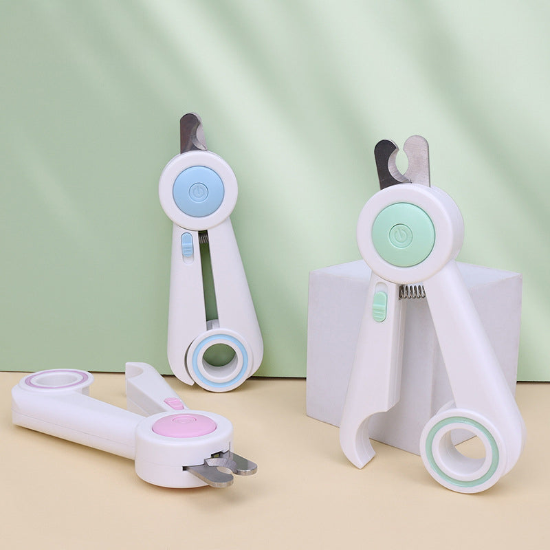 Safe Nail Clipper with LED Light for Dogs and Cats